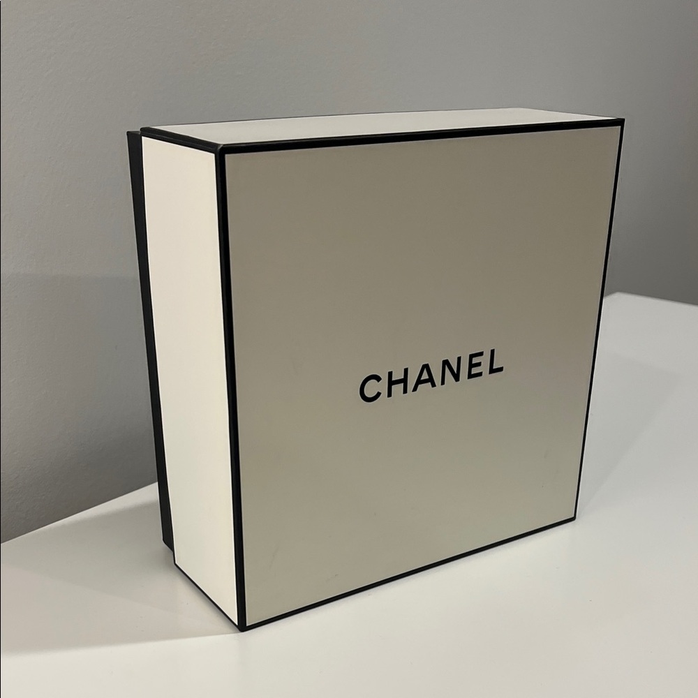 CHANEL Classic White and Black Box